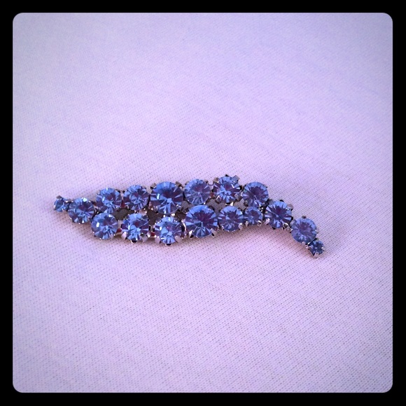 Express Accessories - 🎆3/$25 Periwinkle blue leaf shaped brooch